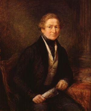 John Linnell: portrait of Sir Robert Peel