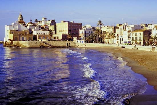 Sitges: beach