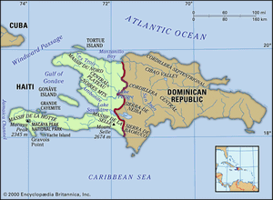 Physical features of Haiti