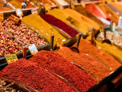 display of spices, Istanbul