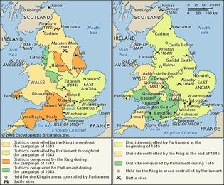 England during the Civil Wars