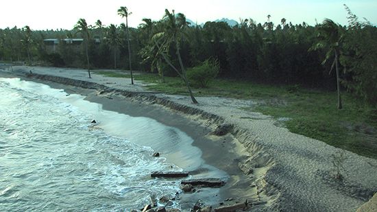 black sand