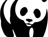 Panda logo for the Switzerland-based World Wildlife Fund (World Wide Fund for Nature).