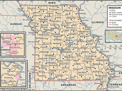 map of Missouri