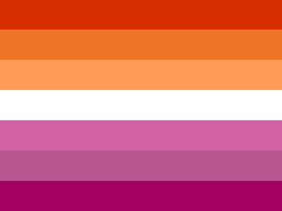 Lesbian pride flag