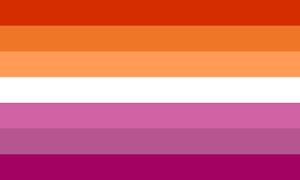 Lesbian pride flag