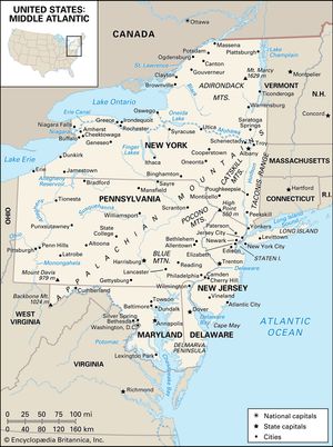 The North: Middle Atlantic region