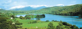 Esthwaite Water in the Lake District, England