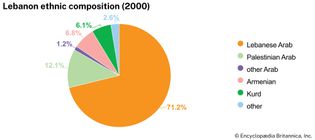 Lebanon: Ethnic composition