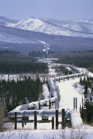 oil pipeline in Alaska