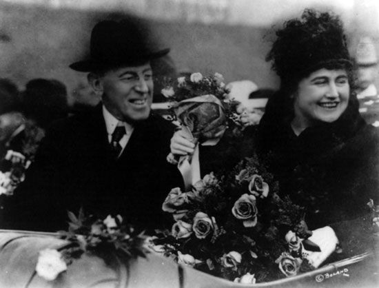 Woodrow Wilson and Edith Wilson