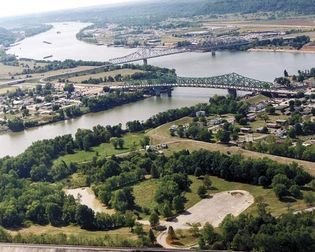 Kanawha and Ohio rivers