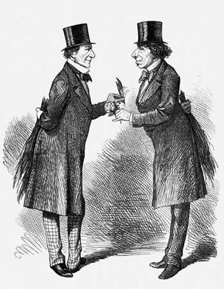 William Gladstone and Benjamin Disraeli