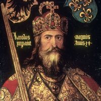 portrait of Charlemagne by Albrecht Dürer