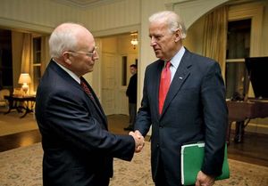 Joe Biden and Dick Cheney