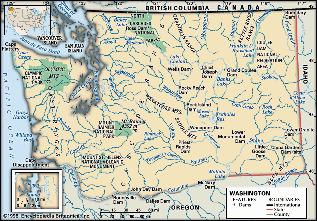 Washington features