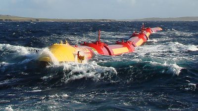 Harnessing wave power: The Pelamis generator