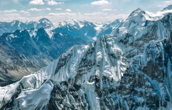 Pamir mountains in Tajikistan