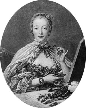 Jeanne-Antoinette Poisson, marquise de Pompadour.