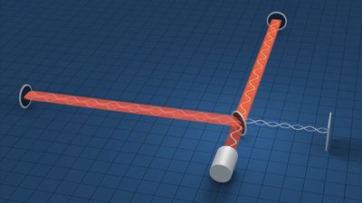 What are gravitational waves and how were they first detected?