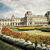 Extension of the Louvre, Paris, designed in the Second Empire style by L.-T.-J. Visconti and Hector Lefuel, 1852-57