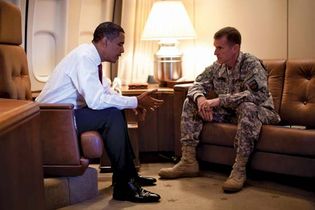 Stanley McChrystal and Barack Obama