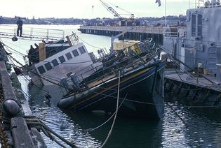 Greenpeace ship Rainbow Warrior