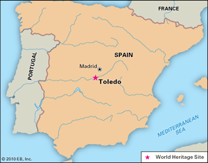 Toledo, Spain, designated a World Heritage site in 1986.