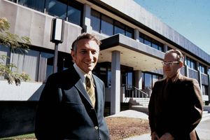 Robert Noyce and Gordon Moore