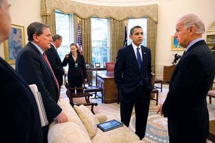 Holbrooke, Richard; Obama, Barack; and Biden, Joe