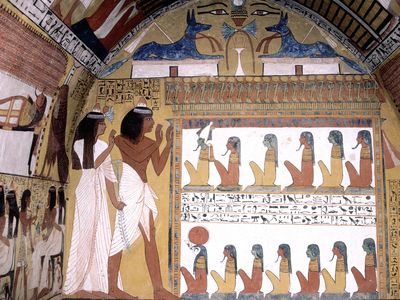 murals in the Tomb of Sennedjem