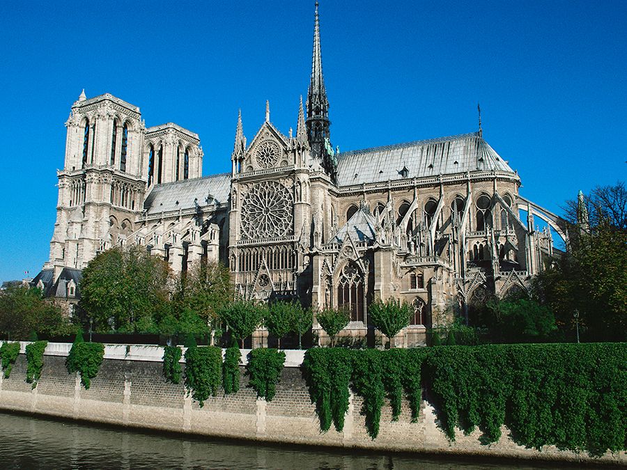 Cathedral of Notre-Dame, Paris, France.