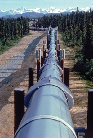 Alaskan oil pipeline