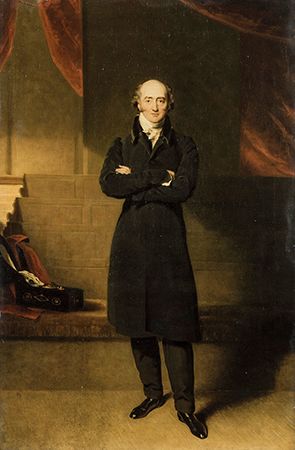 George Canning, painting by Sir Thomas Lawrence and Richard Evans; in the National Portrait Gallery, London.