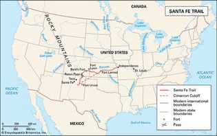 Santa Fe Trail; American frontier