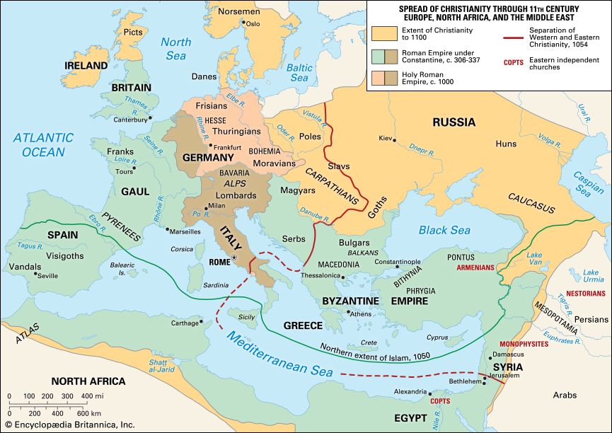 spread of Christianity