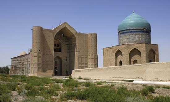 Turkistan: mausoleum of Ahmed Yesevi