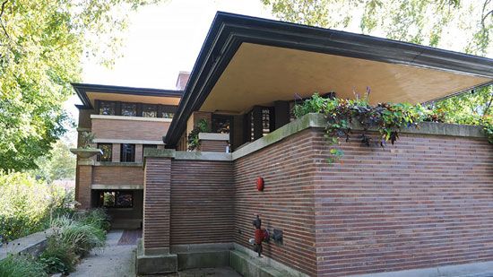 Robie House: cantilever