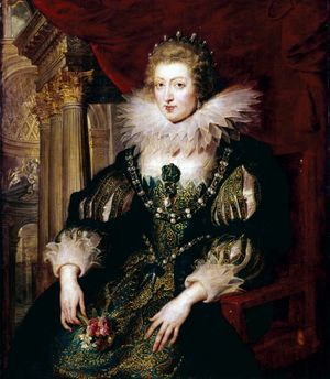 Peter Paul Rubens: portrait of Anne of Austria