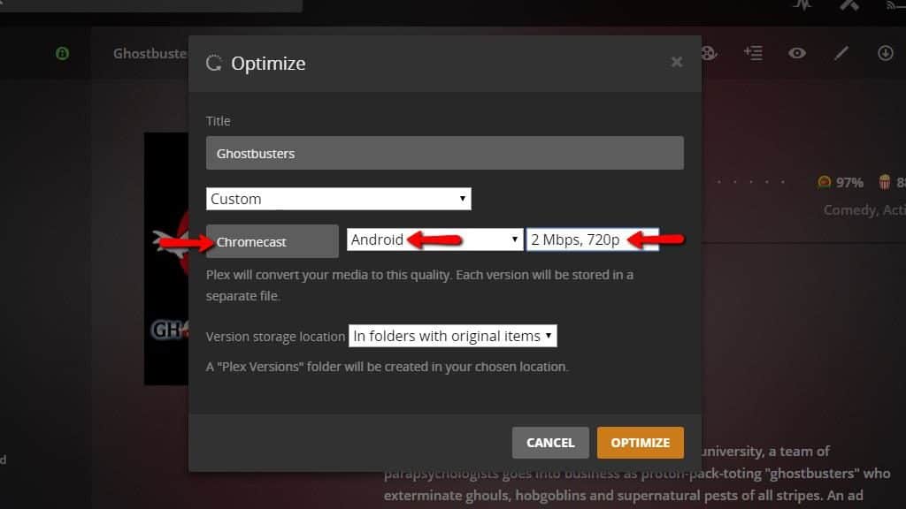 Plex on Chromecast - Optimizing video for Chromecast