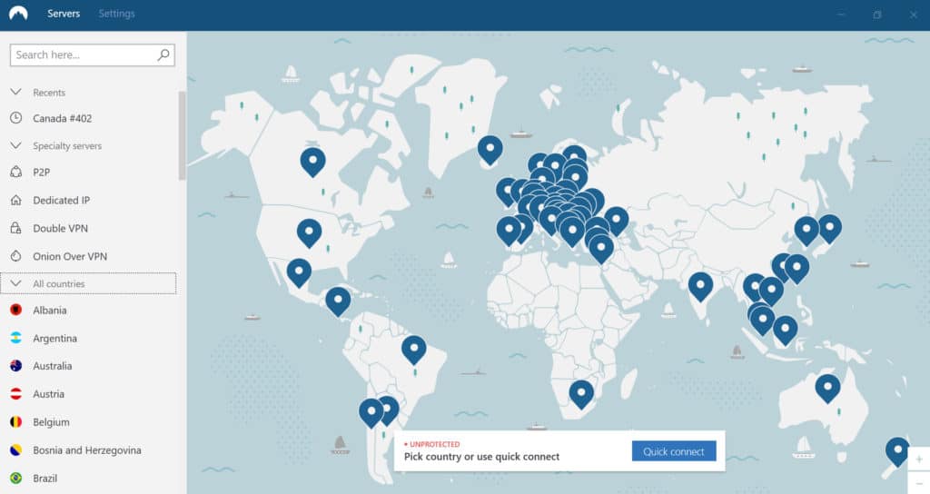 nordvpn windows