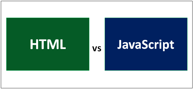 HTML vs JavaScript 