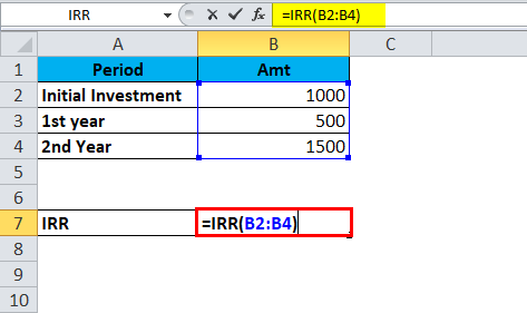 IRR Example 3-1