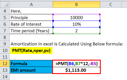 Amortization Example 1