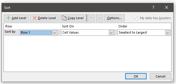 Move Columns in Excel-Data Sort 7