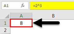 Exponents in Excel Example 4-3