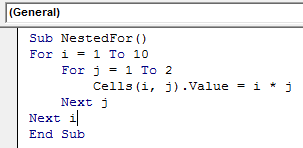 vba loops example 4-1