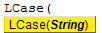 VBA LCase