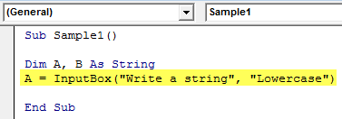 VBA UCASE Example 2-3