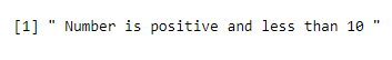 If Else Statement in R 4 output